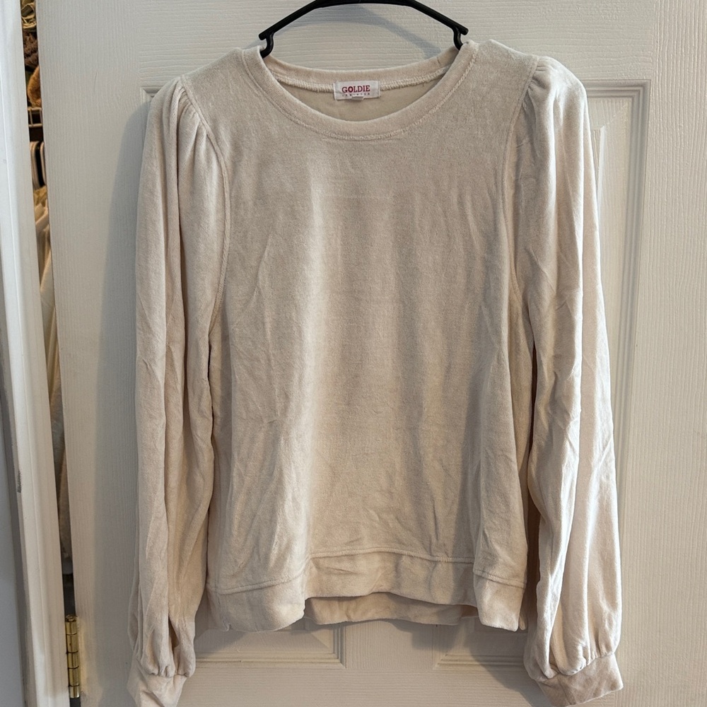 Goldie Women's Cream Sweatshirt